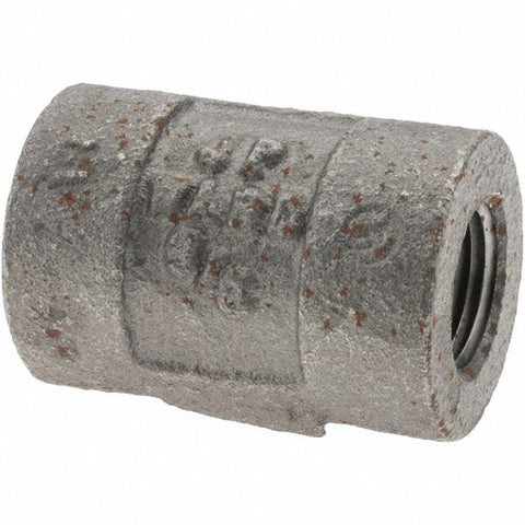 Black Coupling: 3/8", Threaded