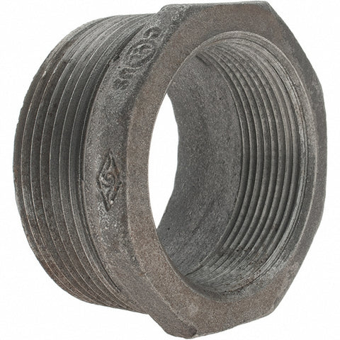 Black Bushing: 2-1/2 x 2", Threaded