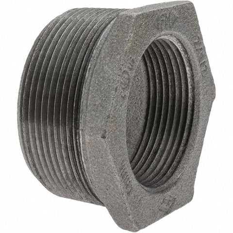 Black Bushing: 2 x 1-1/2", Threaded