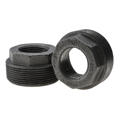 Black Bushing: 2 x 1", Threaded