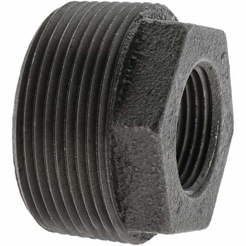 Black Bushing: 1-1/2 x 3/4", Threaded