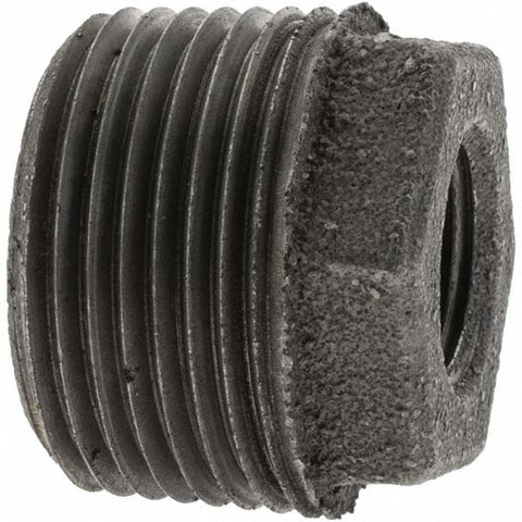 Black Bushing: 1 x 3/8", Threaded