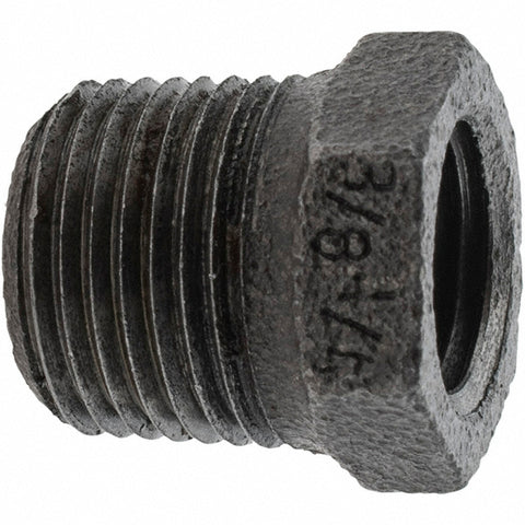 Black Bushing: 3/8 x 1/4", Threaded