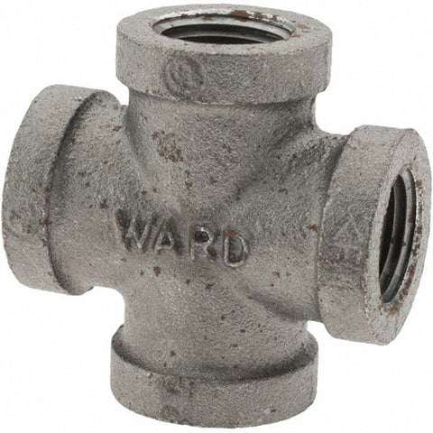 Black Cross: 1/2", Threaded