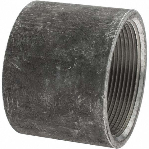 Black Coupling: 2", Threaded