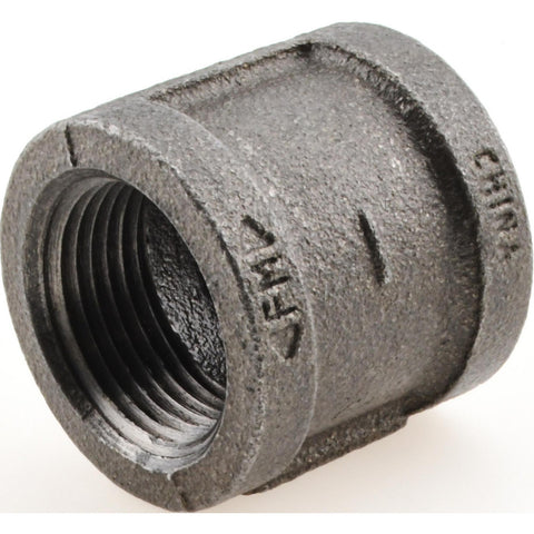 Black Coupling: 1", Threaded