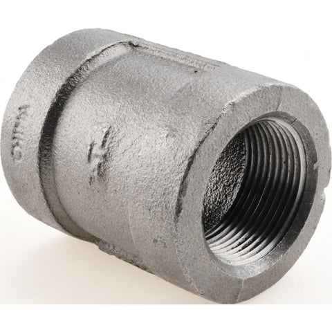 Black Coupling: 1-1/4", Threaded