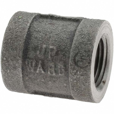 Black Coupling: 3/8", Threaded