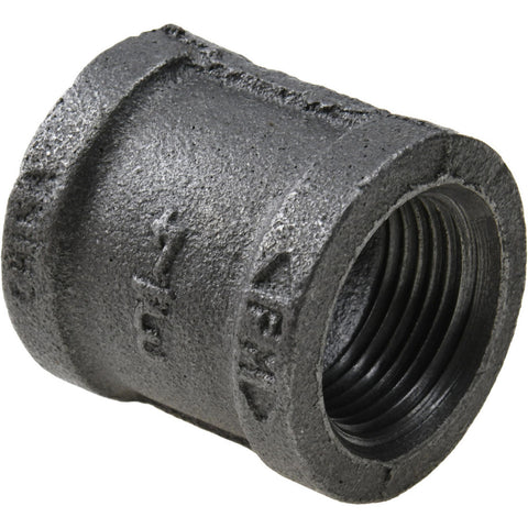 Black Coupling: 3/4", Threaded