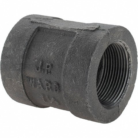 Black Coupling: 1-1/2", Threaded