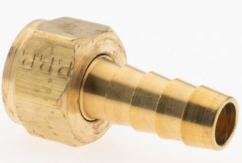 Barbed Hose Fitting: 3/8" x 3/8" ID Hose, Connector