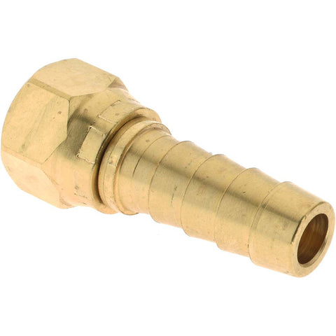 Barbed Hose Fitting: 1/4" x 3/8" ID Hose, Connector