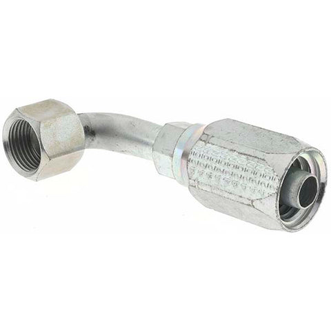 3/4-16 Female SAE, Reusable Hose Female Swivel Fitting