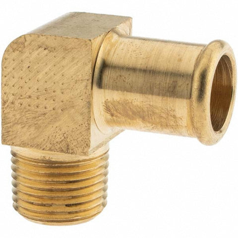 Barbed Hose Fitting: 3/8" x 5/8" ID Hose