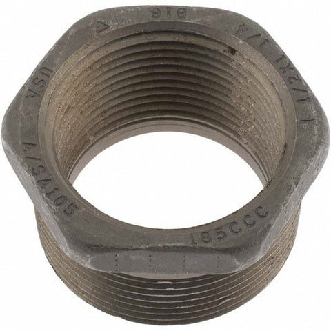 Black Bushing: 1-1/4 x 1-1/2", Threaded (NPT)