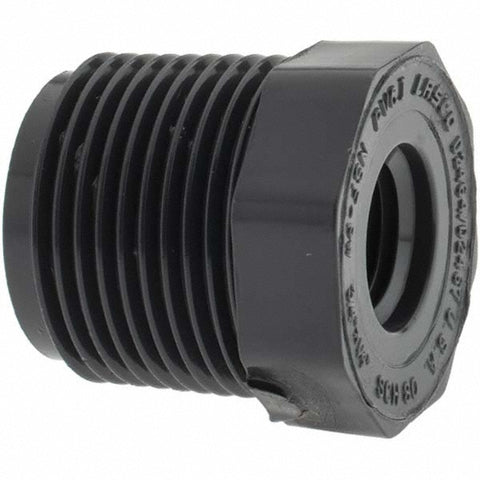 3/4 x 1/4" PVC Plastic Pipe Reducer Bushing