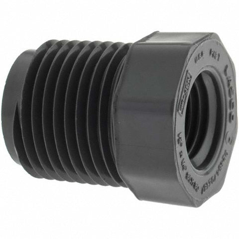 1/2 x 1/4" PVC Plastic Pipe Reducer Bushing