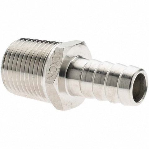 Barbed Hose Fitting: 1/2" x 1/2" ID Hose, Hose Insert
