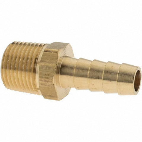 Barbed Hose Fitting: 3/8" x 3/8" ID Hose, Adapter