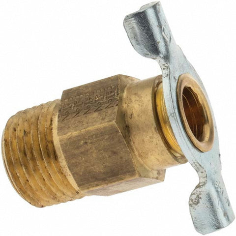 1.34 x 1-1/2" Pipe, Drain Cock & Shutoff Valve
