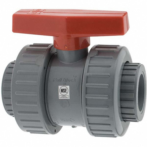 1-1/4" CPVC Plastic Pipe Union Ball Valve