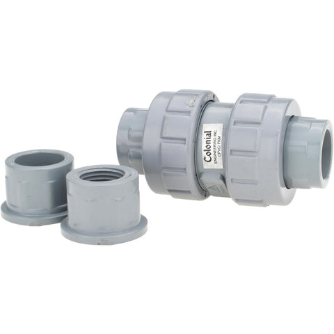 1/2" CPVC Plastic Pipe Union Check Valve