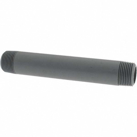 3/4" Pipe, 6" Long CPVC Threaded Plastic Pipe Nipple