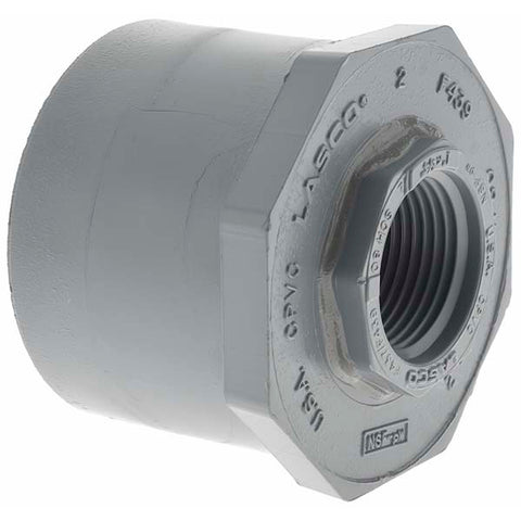 2 x 3/4" CPVC Plastic Pipe Bushing