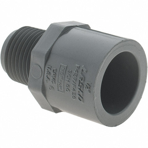 1/2" CPVC Plastic Pipe Male Adapter