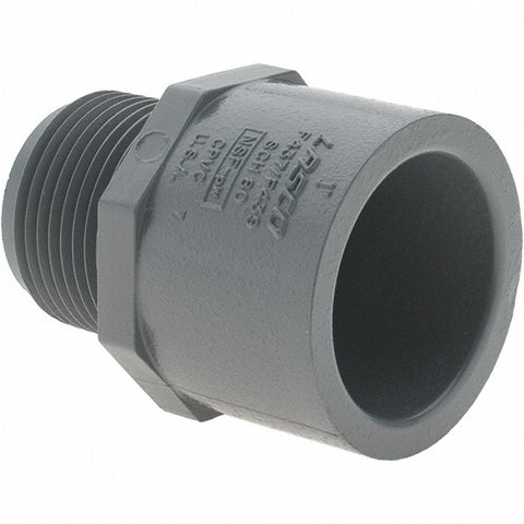 1" CPVC Plastic Pipe Male Adapter
