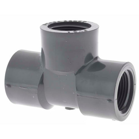 1" PVC Plastic Pipe Tee