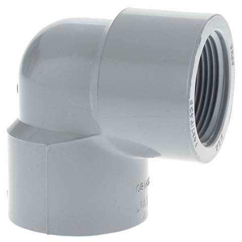 1-1/4" CPVC Plastic Pipe 90&deg; Elbow