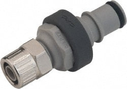 1/4" Nominal Flow, Male, Nonspill Quick Disconnect Coupling