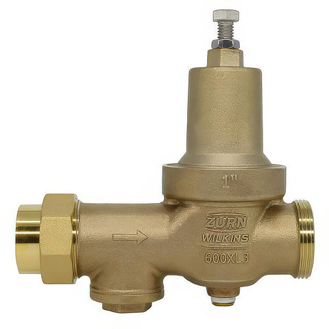 Pressure Reducing Valves: Pipe Size: 1; End Connection: FNPT x FNPT; Body Material: Bronze