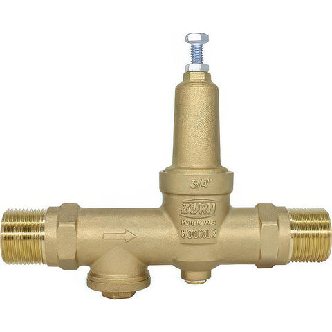 Pressure Reducing Valves: Pipe Size: 0.75; End Connection: Male Meter x Male Meter; Body Material: Bronze