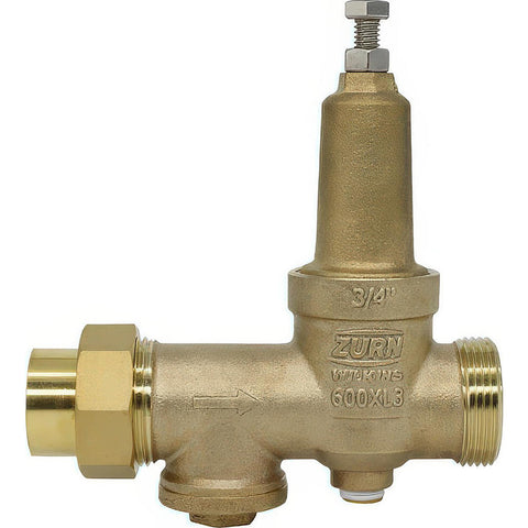 Pressure Reducing Valves: Pipe Size: 0.75; End Connection: FNPT x FNPT; Body Material: Bronze