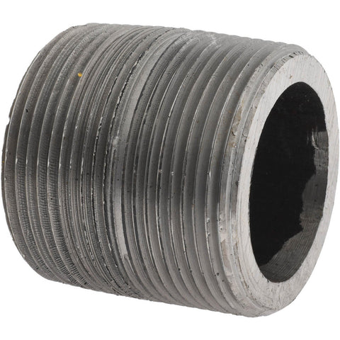 Black Pipe Nipple: 1-1/2" Dia, Schedule 160