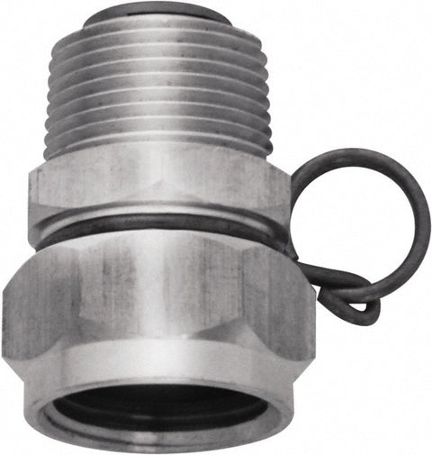 1 Piece, 3/4 GHT & 3/4 GHT MNPT x FGHT, Stainless Steel Reusable Hose Male Swivel Fitting