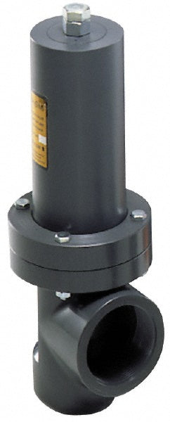 Angle Relief Valve: 3" Inlet, 100 Max psi