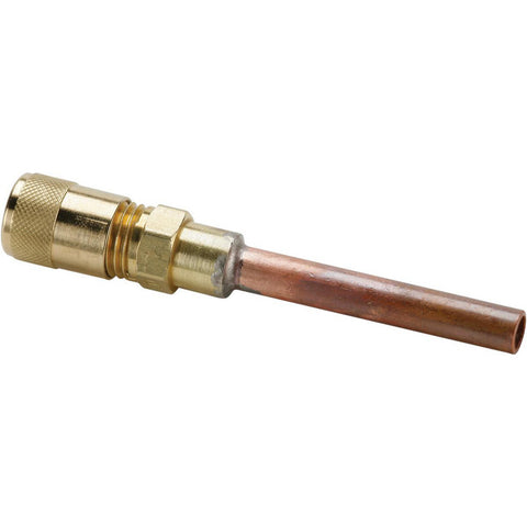 500 Max psi, 1/2 Tube OD, Extended Copper Tube Access Valve