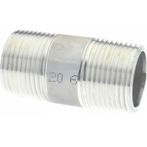 3/4 x 2" 6061 Aluminum Pipe Nipple