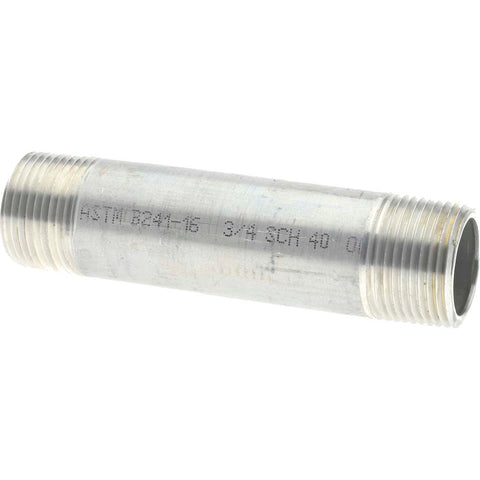 3/4 x 4" 6061 Aluminum Pipe Nipple