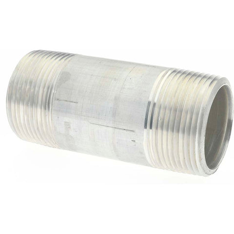 1-1/4 x 3-1/2" 6061 Aluminum Pipe Nipple