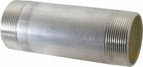 2 x 6" 6061 Aluminum Pipe Nipple