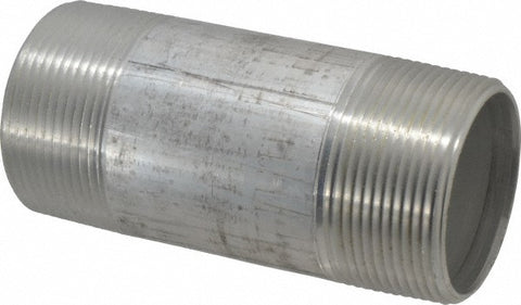 2-1/2 x 6" 6061 Aluminum Pipe Nipple