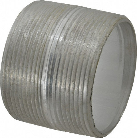 3 x 2-5/8" 6061 Aluminum Pipe Nipple