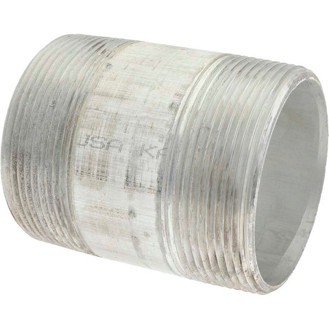 3 x 4" 6061 Aluminum Pipe Nipple