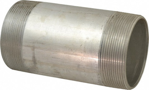 4 x 8" 6061 Aluminum Pipe Nipple
