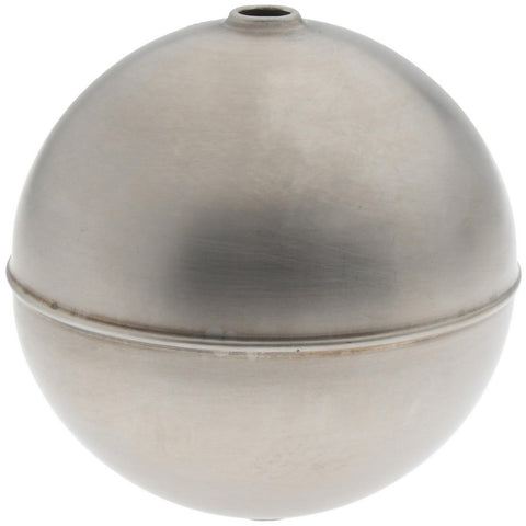 3" Dia, Spherical, Tubed Through Connection, Metal Float