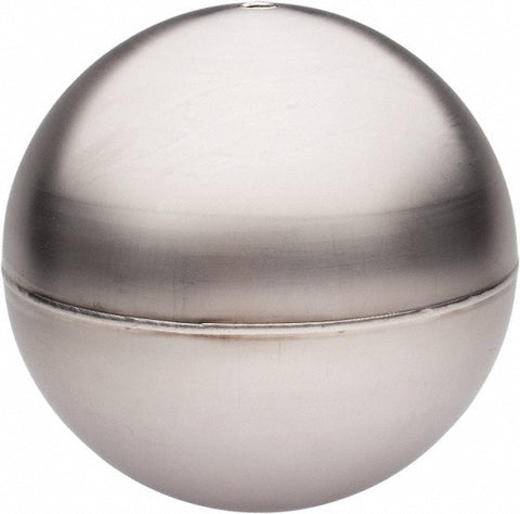 8" Dia, Spherical, Tubed Through Connection, Metal Float